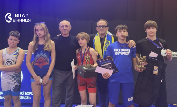Троє вінничан — на п’єдесталі юні борці привезли нагороди з всеукраїнського турніру Троє вінничан — на п’єдесталі юні борці привезли нагороди з всеукраїнського турніру