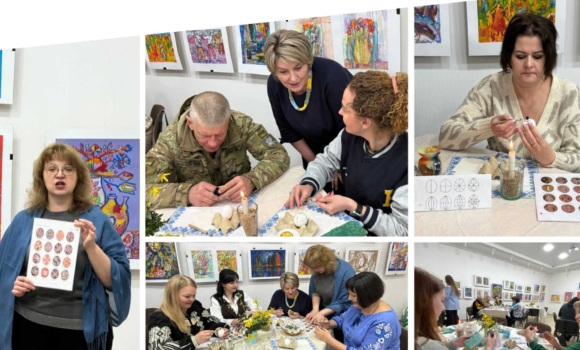 У Вінниці для військових і ветеранів провели майстер-клас із писанкарства У Вінниці для військових і ветеранів провели майстер-клас із писанкарства