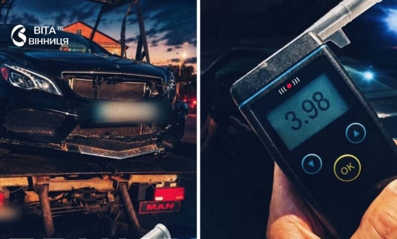 Водій без посвідчення та напідпитку спричинив аварію у Вінниці Водій без посвідчення та напідпитку спричинив аварію у Вінниці