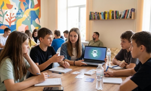 Як навчатися зі штучним інтелектом і не розучитися думати підліткам у Вінниці розкажуть про ChatGPT Як навчатися зі штучним інтелектом і не розучитися думати підліткам у Вінниці розкажуть про ChatGPT