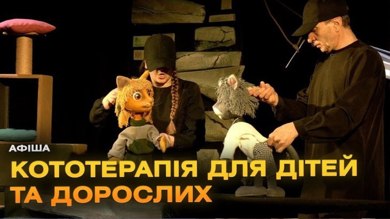 Embedded thumbnail for Вистава про котів-біженців у Вінницькому театрі ляльок